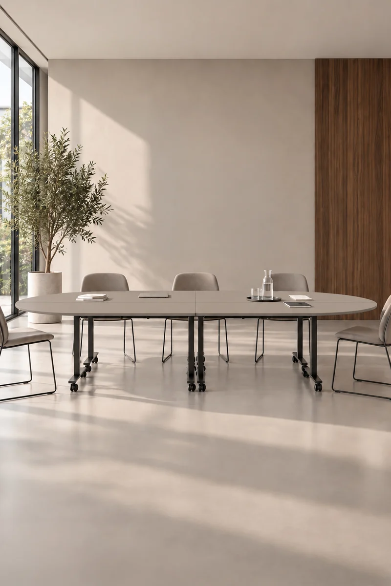 Pack Premium : Configuration 4 tables abattantes d’angle Pop Folding
