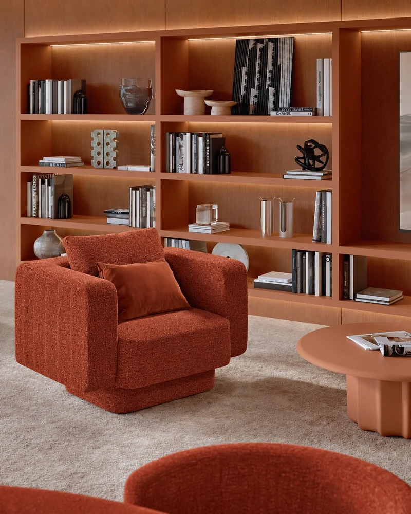 Canapé et fauteuil Sabree Frezza – Design Monica Armani