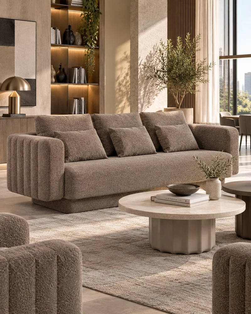 Canapé et fauteuil Sabree Frezza – Design Monica Armani