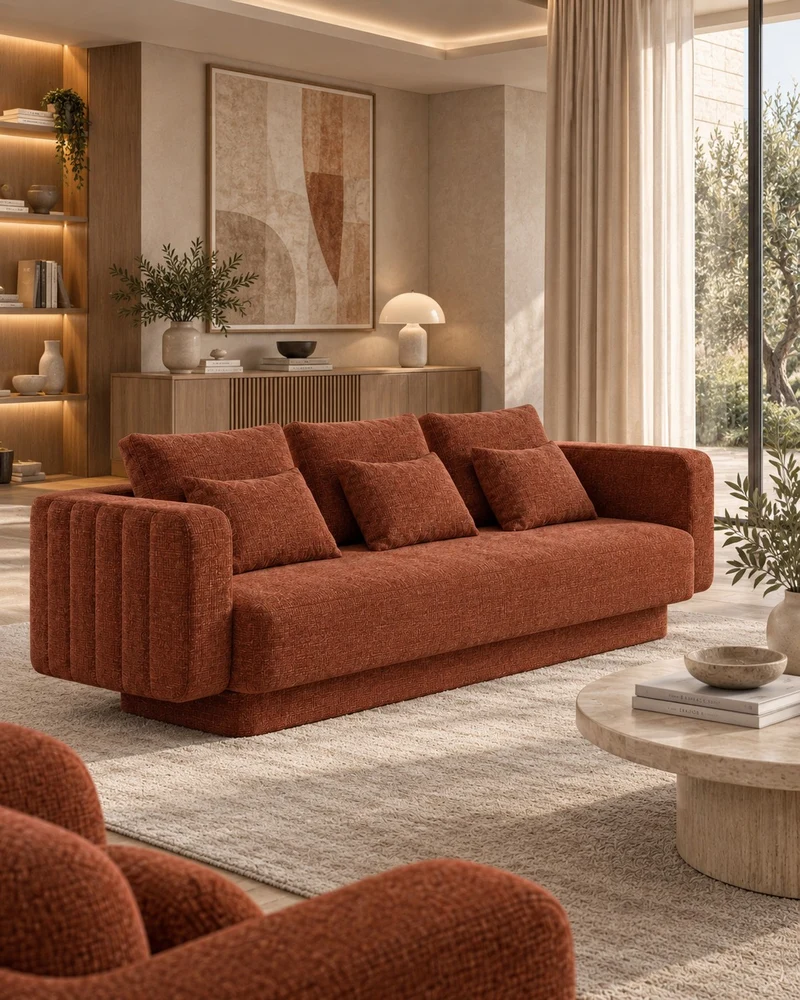 Canapé et fauteuil Sabree Frezza – Design Monica Armani