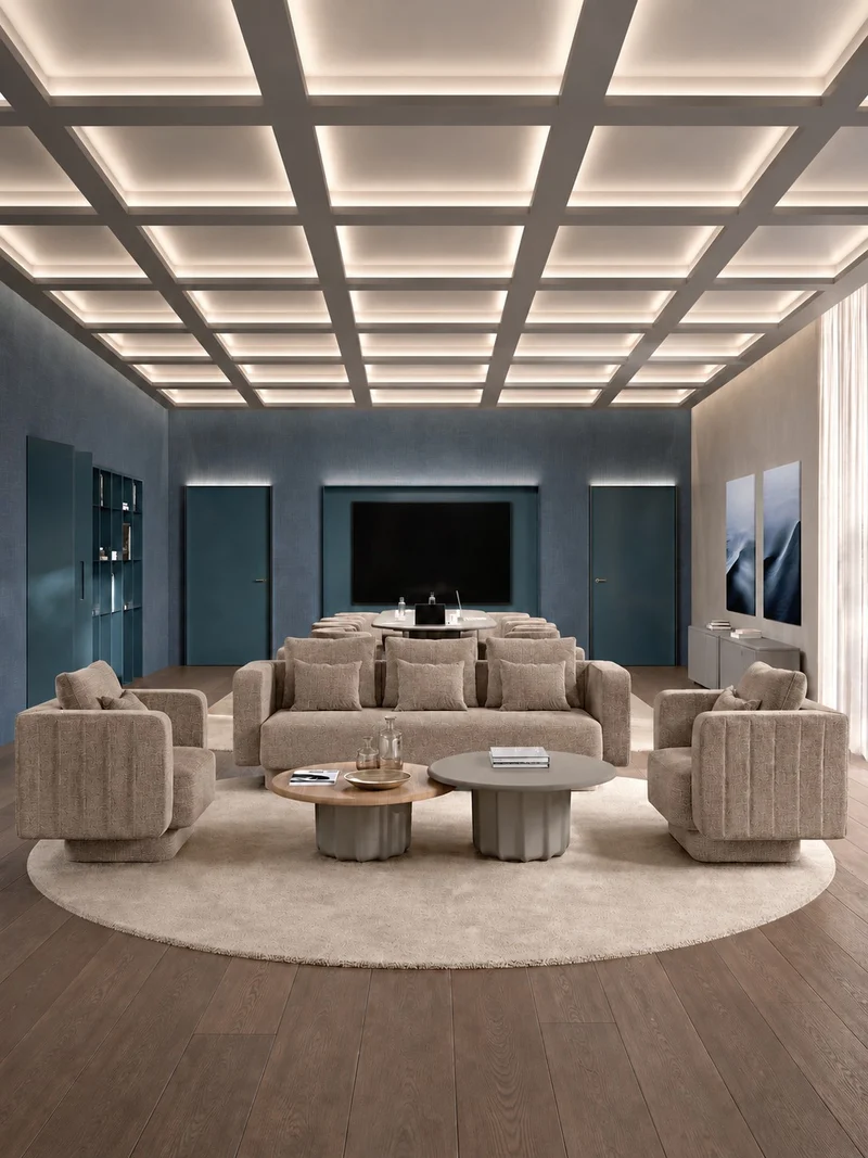 Canapé et fauteuil Sabree Frezza – Design Monica Armani