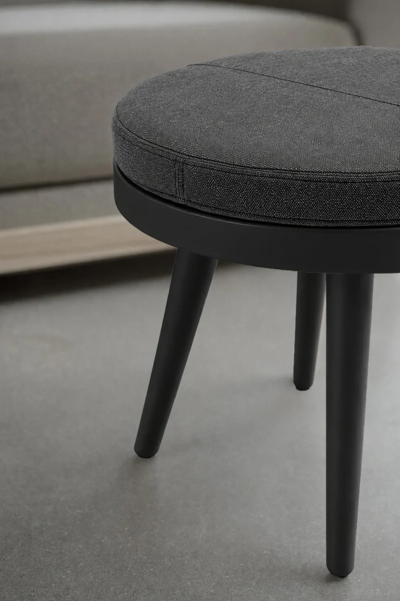 Table basse pouf Alma - Diamètre 46 cm