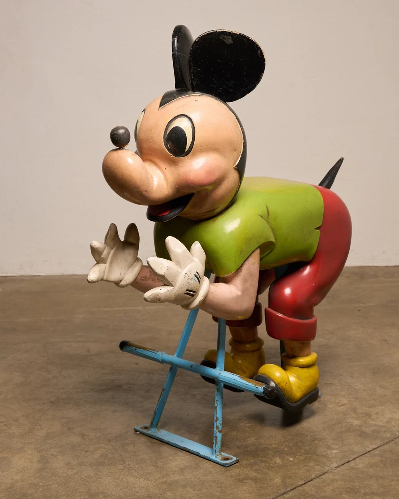 Vintage Carousel Mickey Mouse Figure