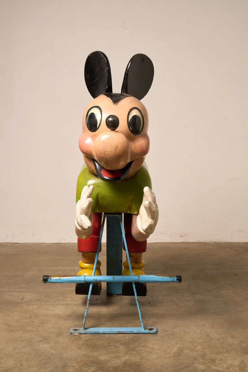 Vintage Carousel Mickey Mouse Figure