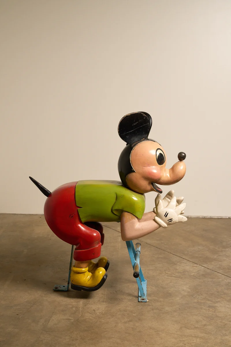 Vintage Carousel Mickey Mouse Figure