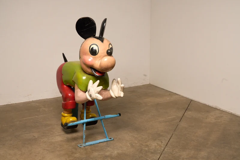 Vintage Carousel Mickey Mouse Figure