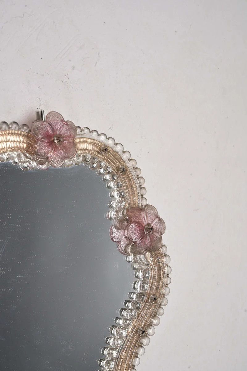 12 Vintage Venetian Murano Glass Mirrors
