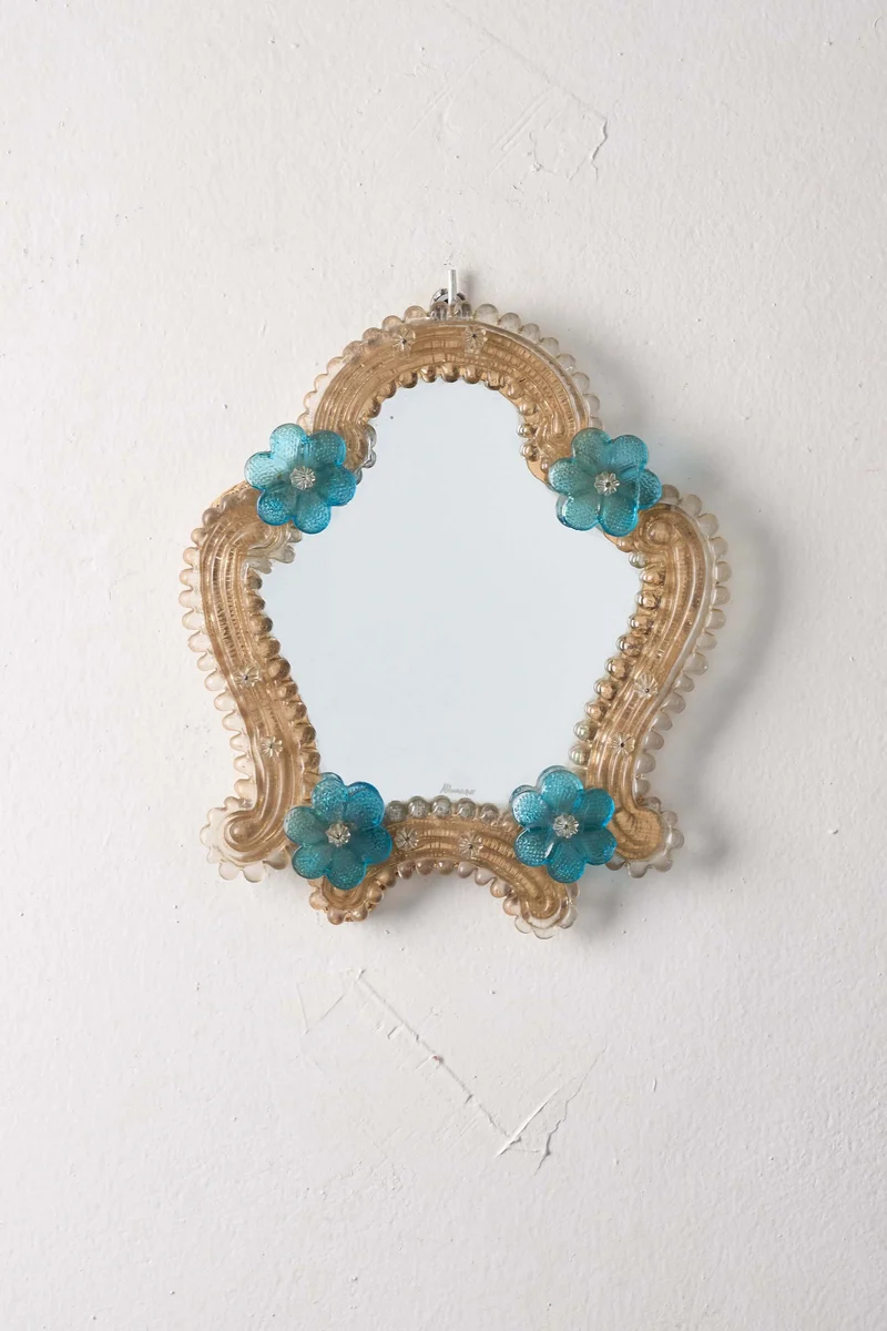 12 Vintage Venetian Murano Glass Mirrors