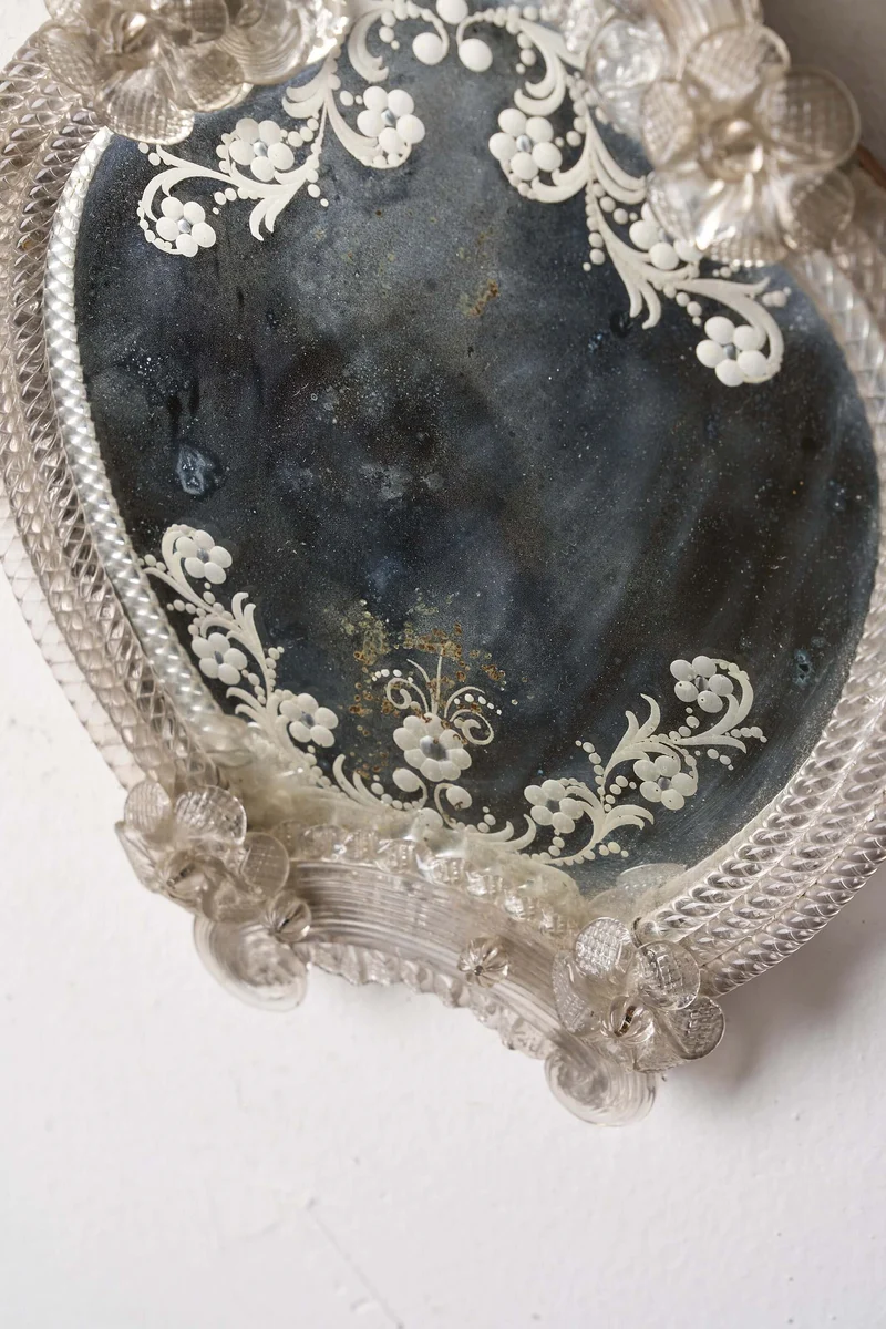 12 Vintage Venetian Murano Glass Mirrors