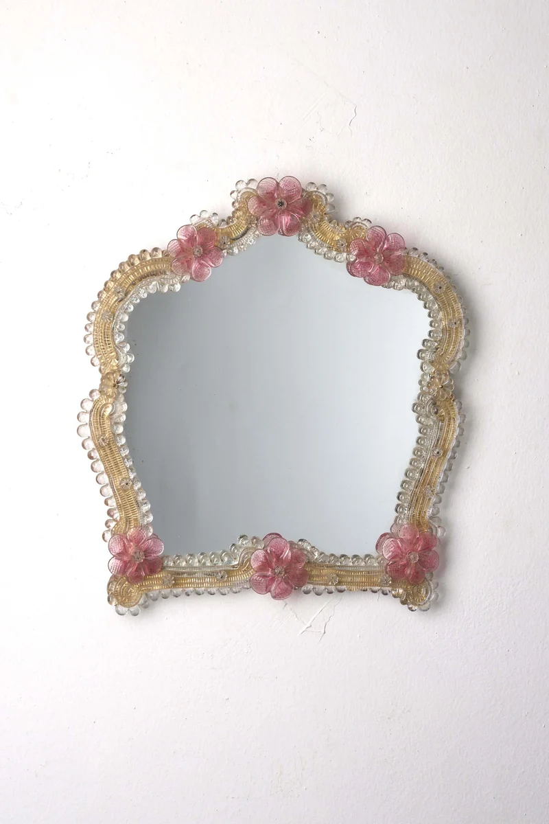12 Vintage Venetian Murano Glass Mirrors