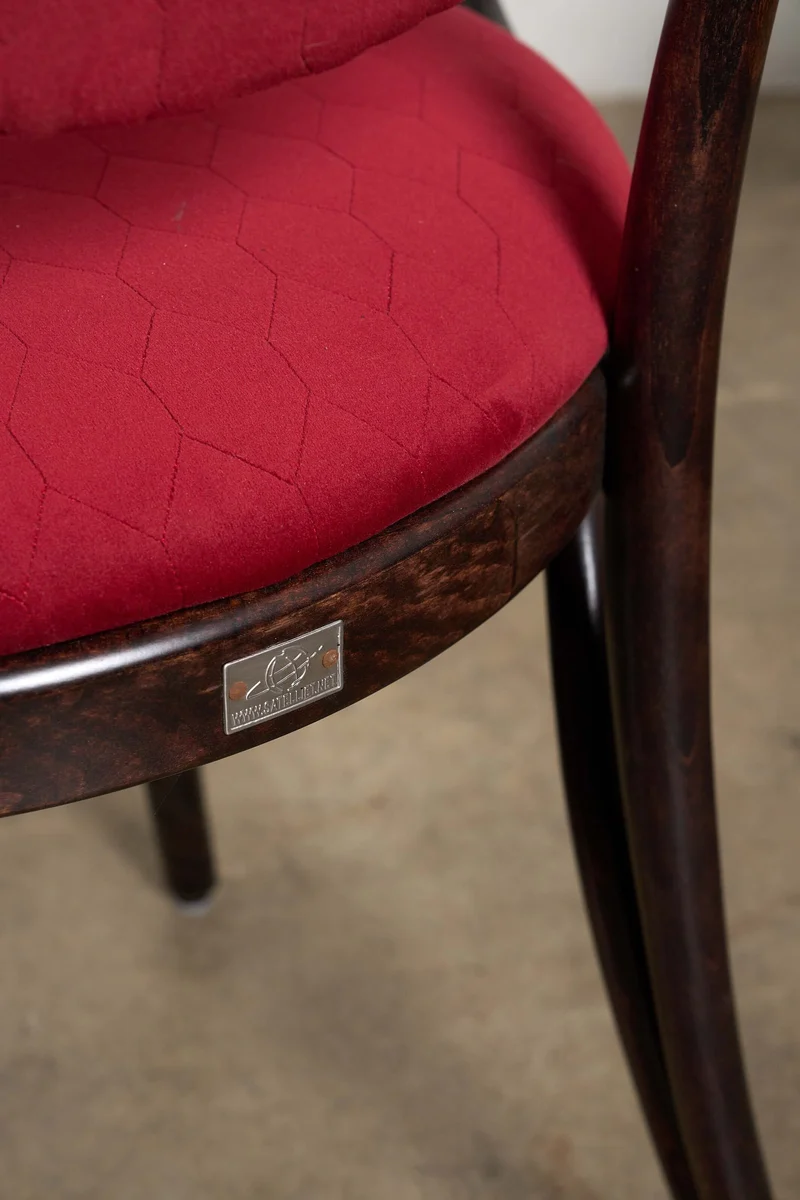 Eight Thonet Style Bentwood Armchairs