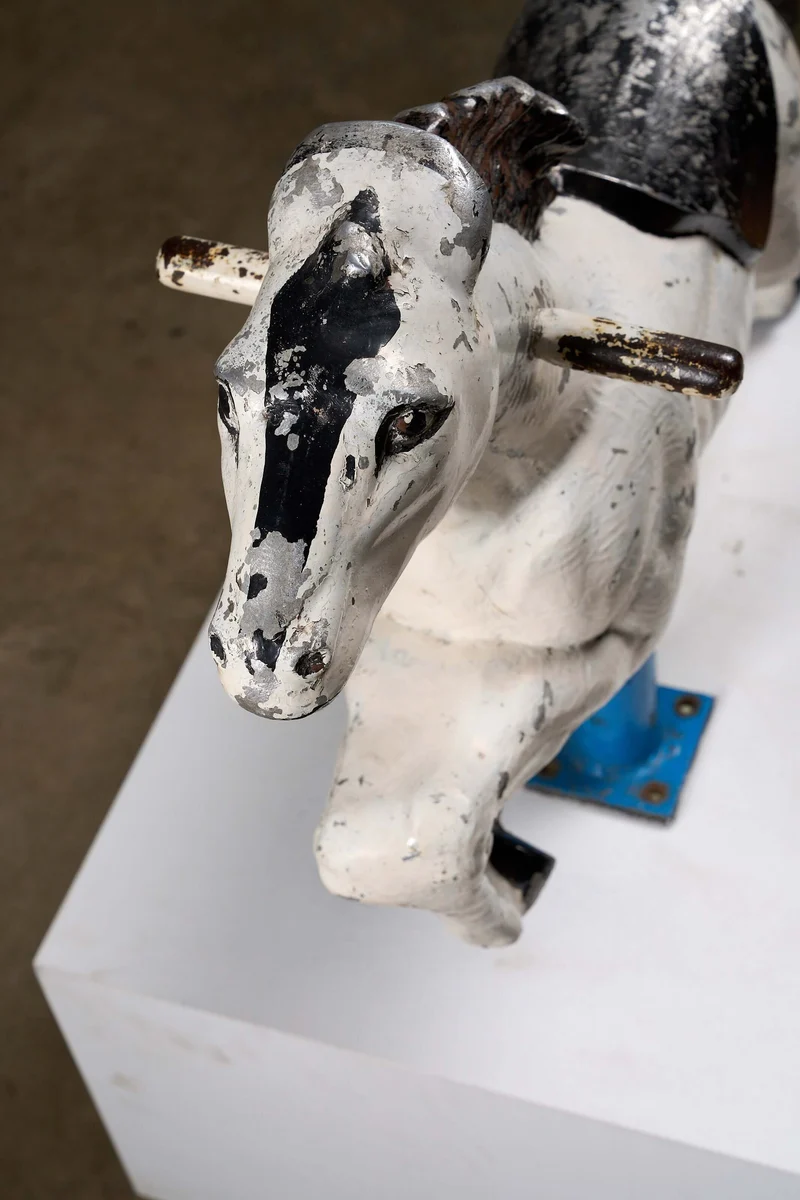 Cast Aluminum Carousel Horse Figure