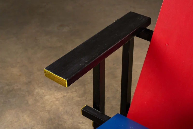 Reproduction of the Gerrit Rietveld Red and Blue Chair