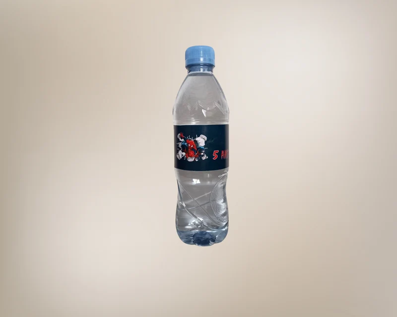 Étiquette petite bouteille personnalisée x4