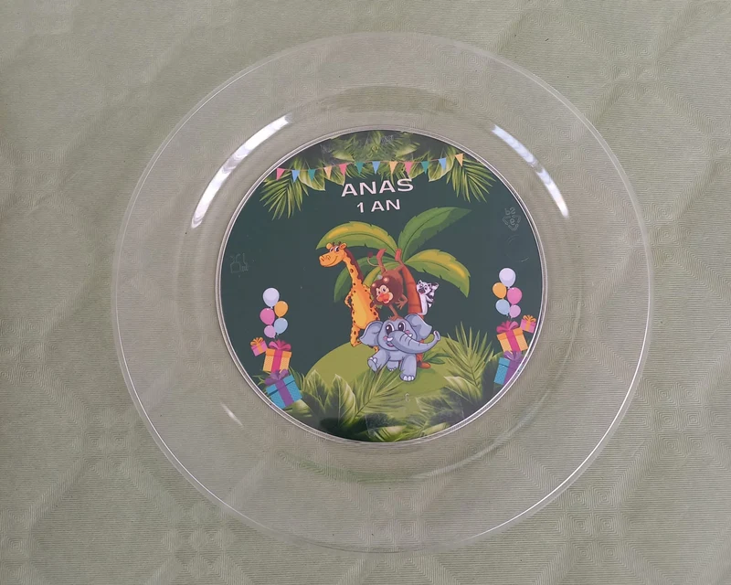 Assiette personnalisée