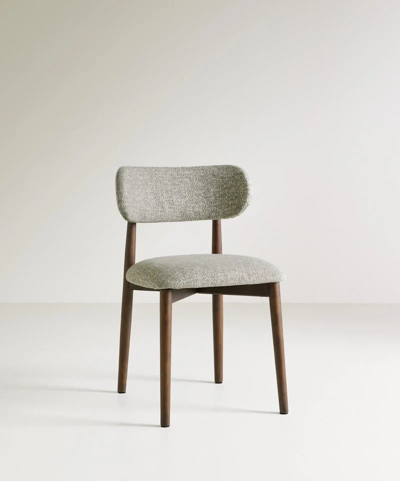 Silla de Comedor en Madera y Tapizada Dean (Color Edition)