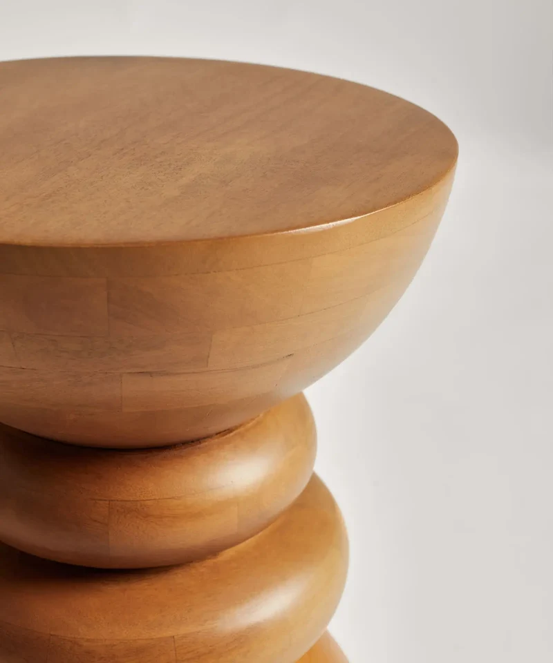 Mesa Auxiliar en Madera de Mango Asha