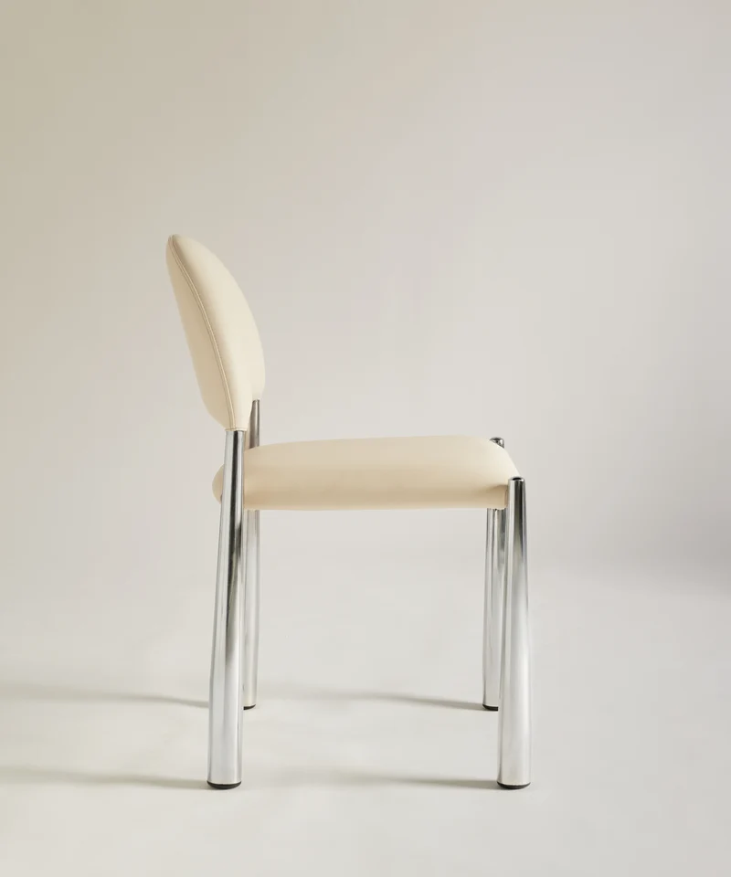 Silla de Comedor en Metal Tapizada Blair PU