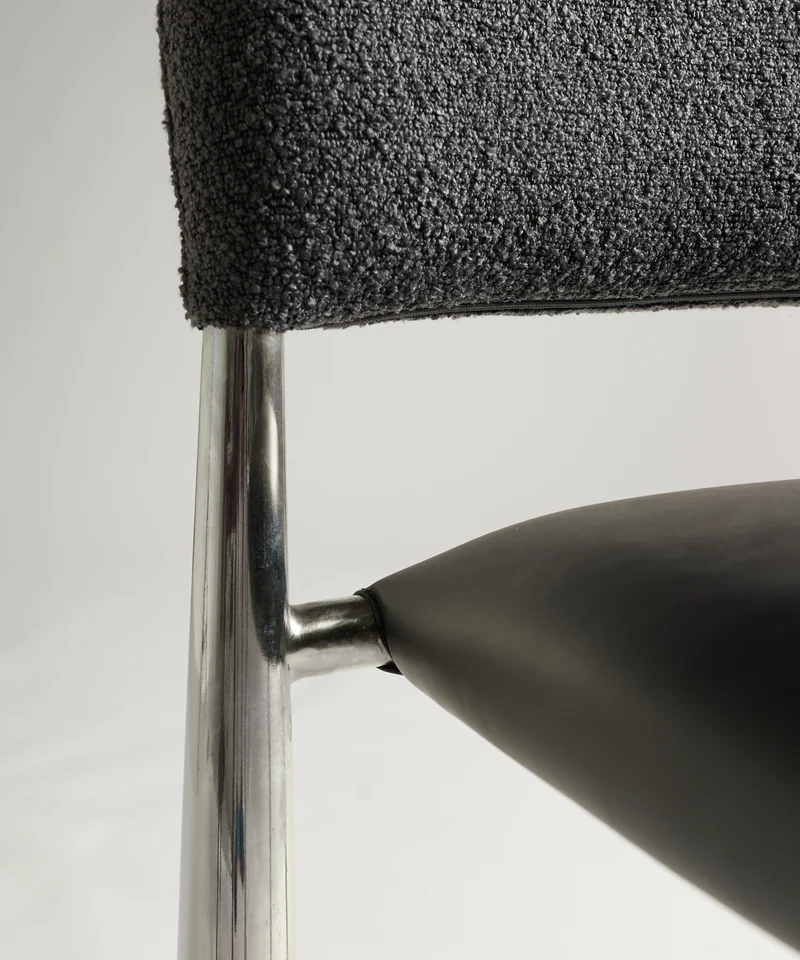 Silla de Comedor en Metal Tapizada Blair PU