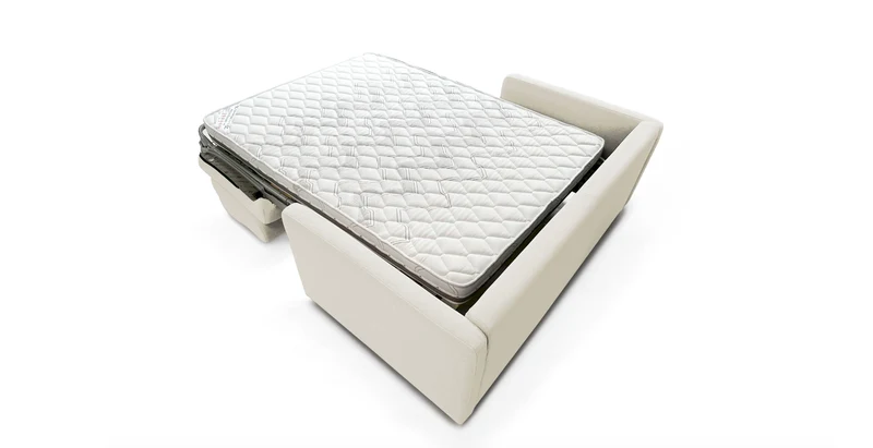 Canapé CONVERTIBLE CENTER convertible 2 places Beaulieu tissu beige