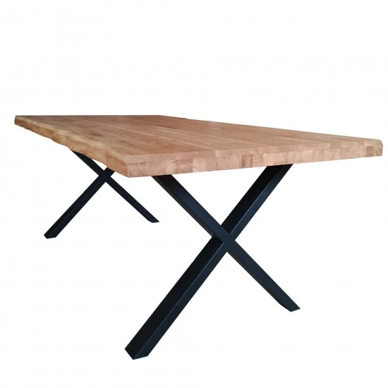 Table à manger Weber AUVERGNE chêne massif 200x100cm