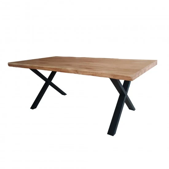 Table à manger Weber AUVERGNE chêne massif 200x100cm