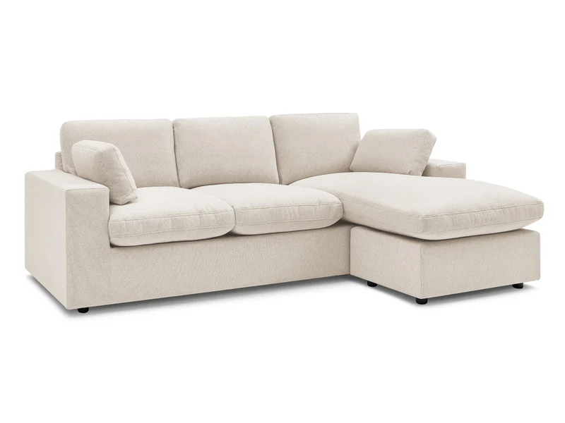 Canapé BOBOCHIC d’angle fixe réversible compact BELAIR