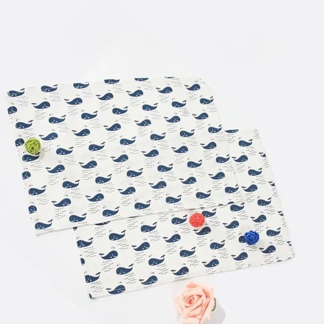 Set de Table Tissu Baleine
