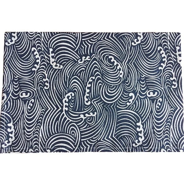 Set de Table Tissu Bleu Foncé