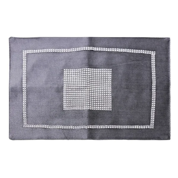 Set de Table Tissus Gris