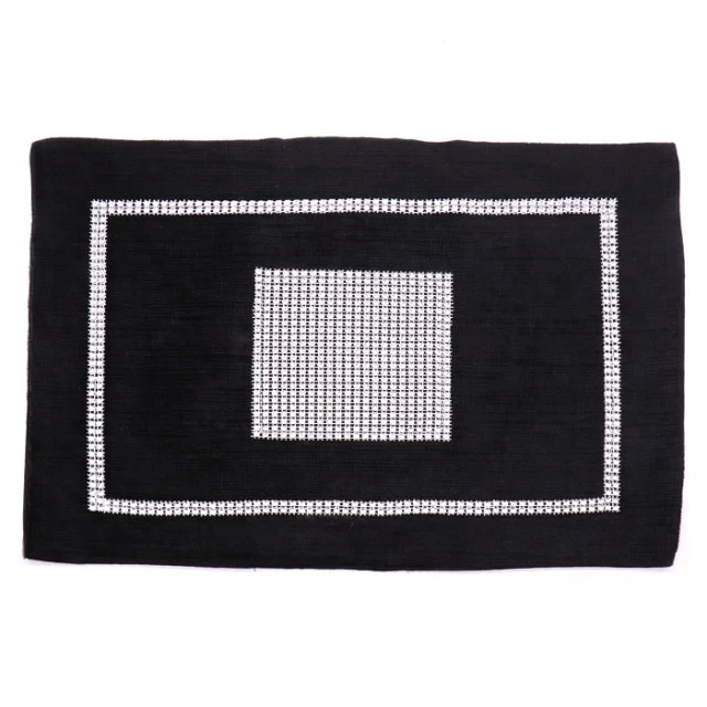 Set de Table Tissus Noir