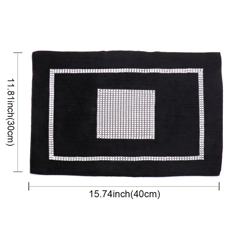Set de Table Tissus Noir