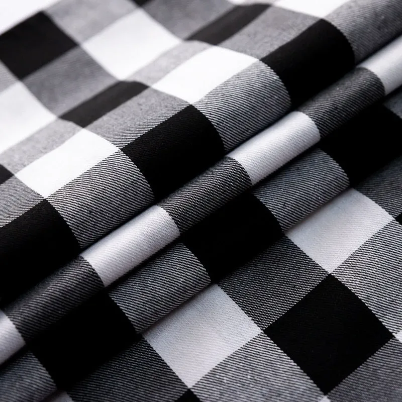 Set de table Tissu Lavable Noir et Blanc