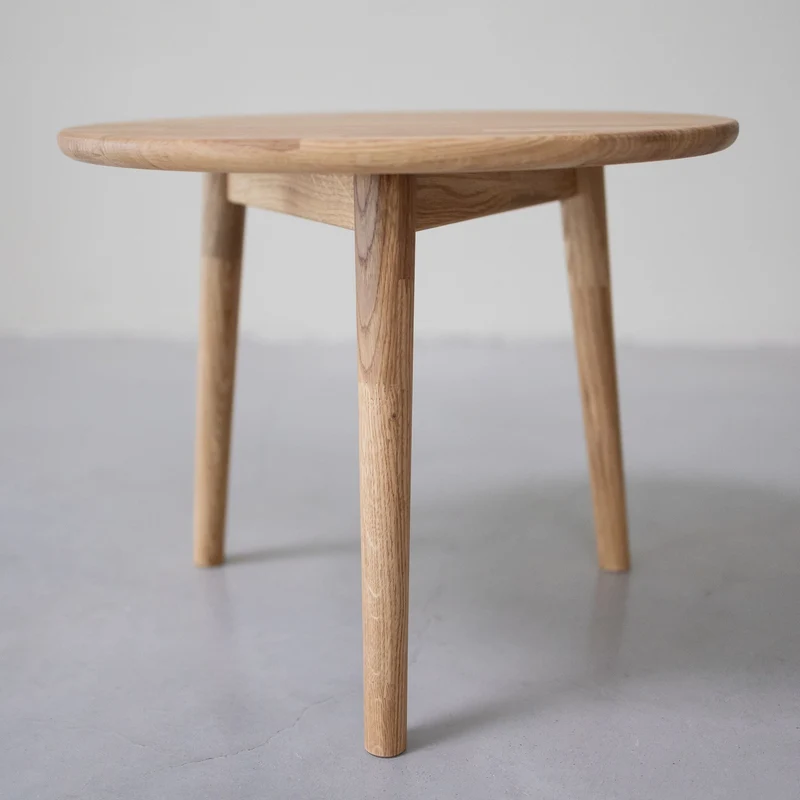 Table basse gigogne en bois massif de chêne Malmo - NordicStory