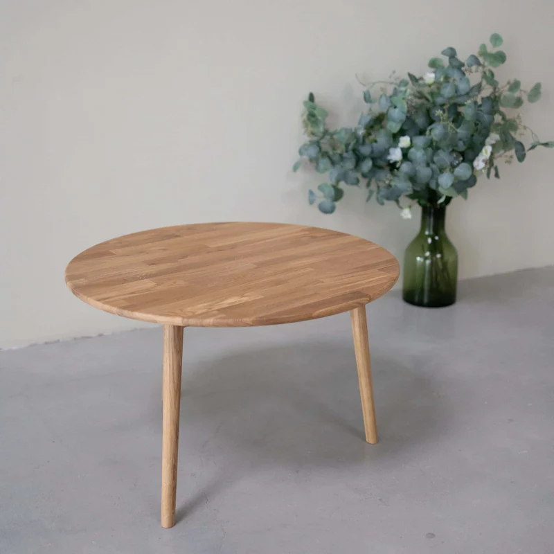 Table basse gigogne en bois massif de chêne Malmo - NordicStory