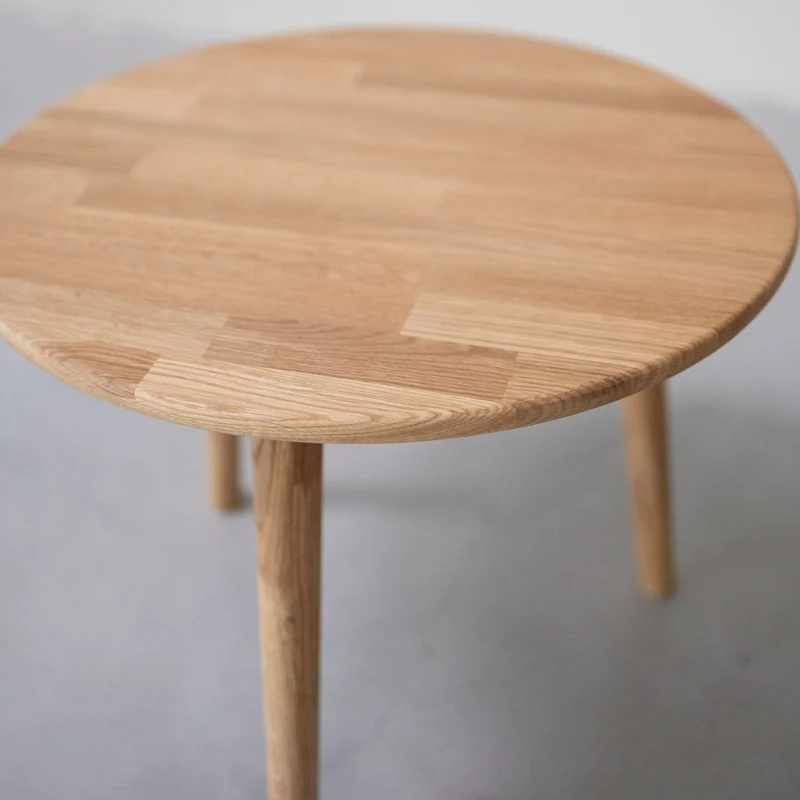 Table basse gigogne en bois massif de chêne Malmo - NordicStory