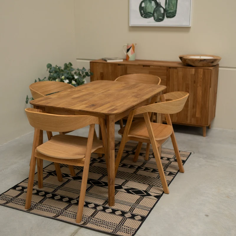 Chaise en bois massif de chêne Knut – Lot de 2 ou 4 chaises - NordicStory