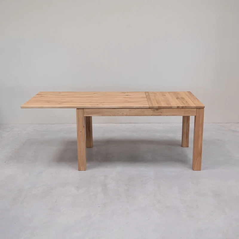 Table à manger extensible en bois massif de chêne L2 - NordicStory