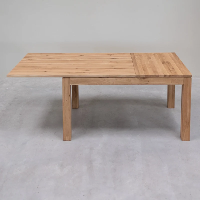 Table à manger extensible en bois massif de chêne L2 - NordicStory
