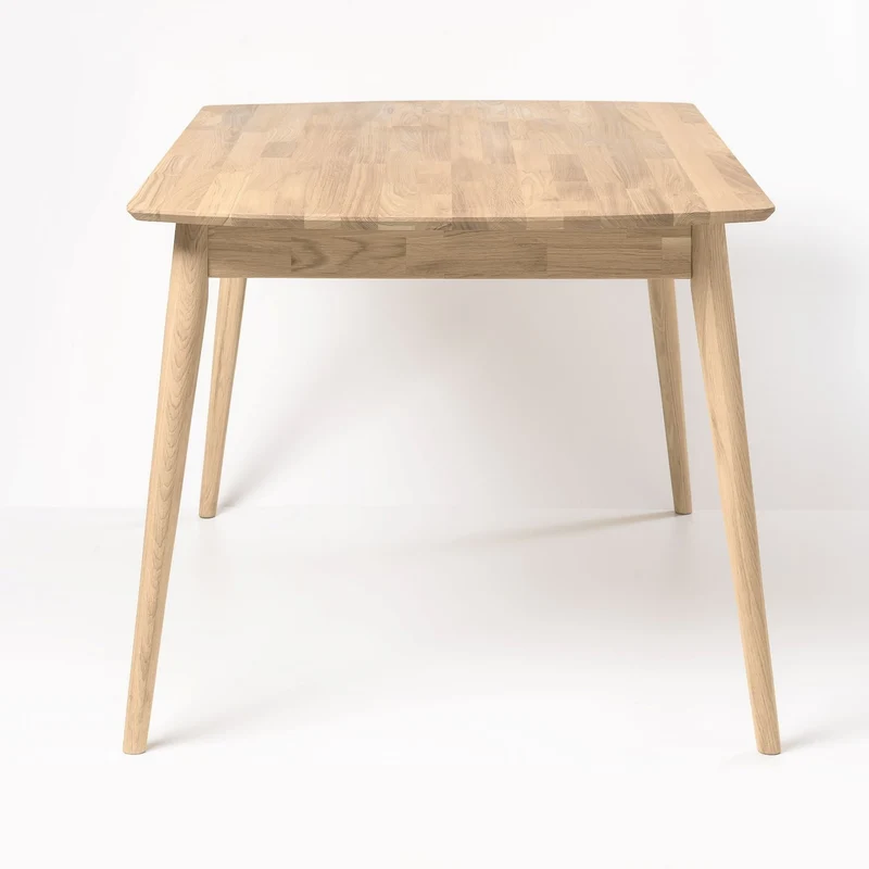 Table à manger rectangulaire en chêne massif Escandi 1 - NordicStory
