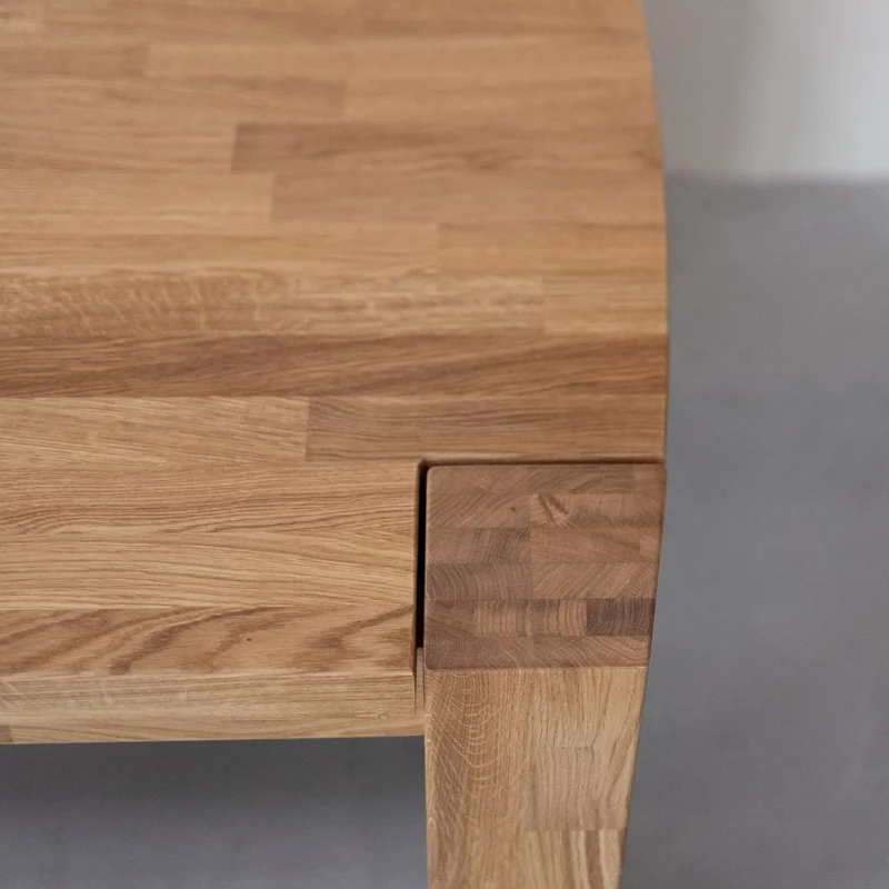 Table basse en bois massif de chêne Balder - NordicStory
