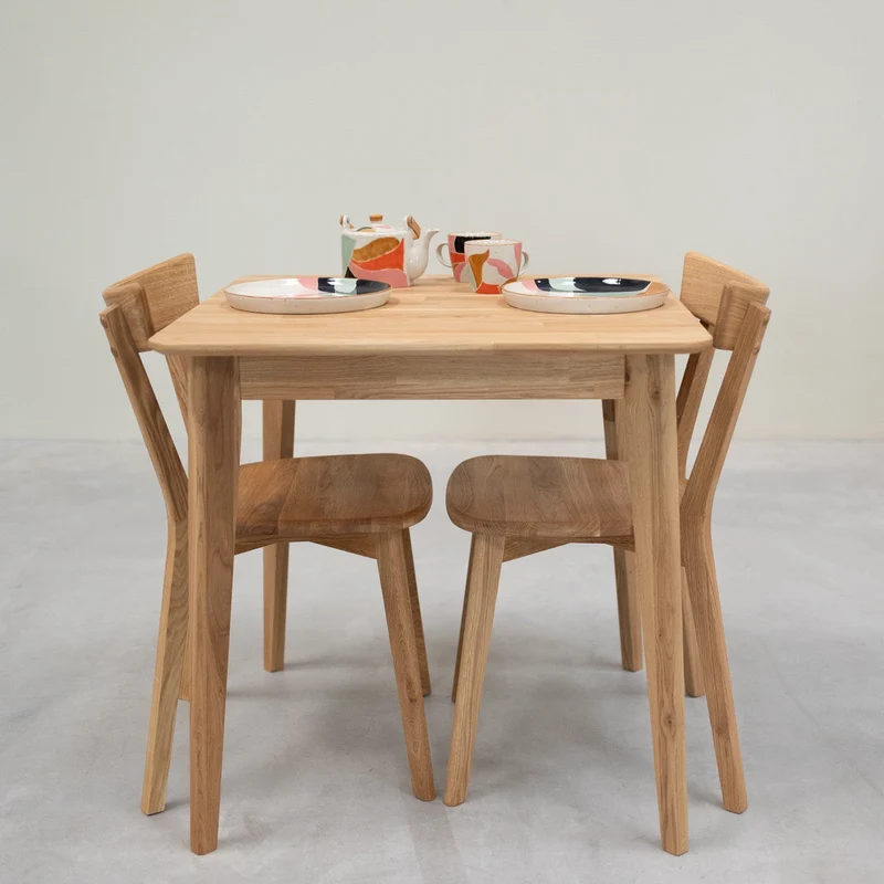 Chaise en bois massif de chêne Victoria - Lot de 2 ou 4 chaises. - NordicStory