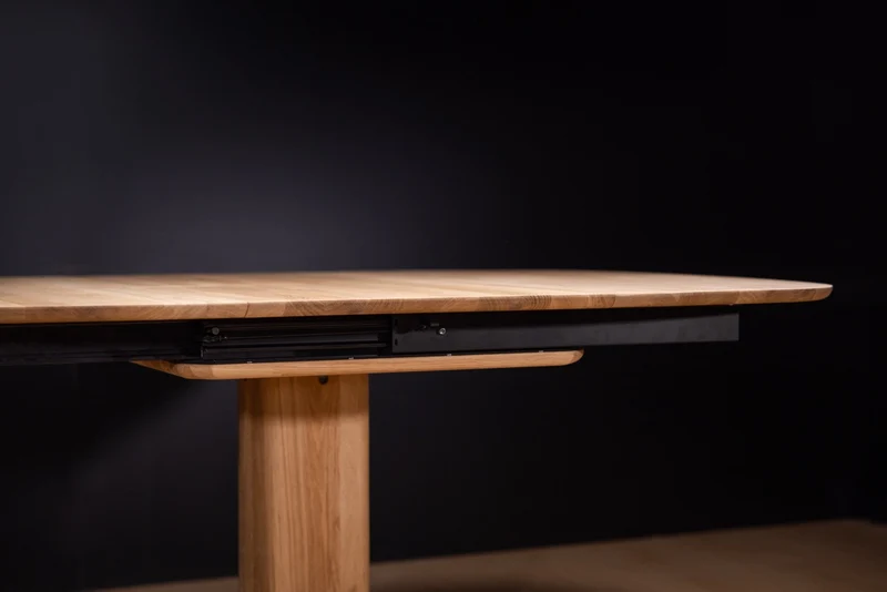 Table de salle à manger fixe en chêne massif LUNA - VESKOR