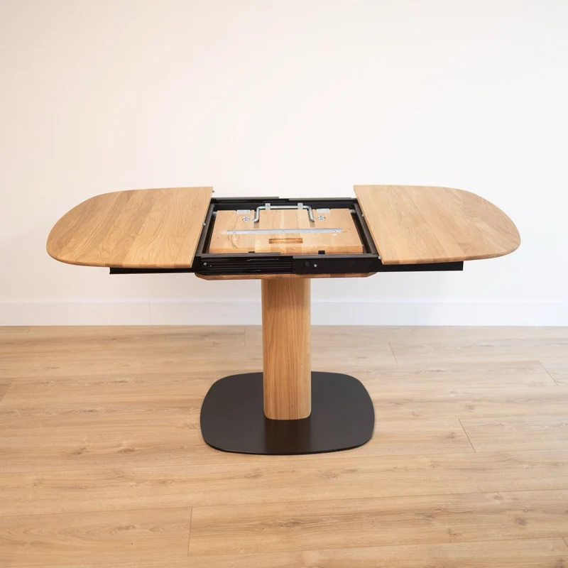 Table de salle à manger extensible en chêne massif LUNA - VESKOR
