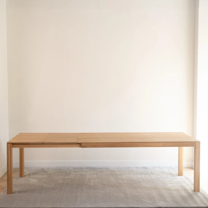 Table de salle à manger extensible en chêne massif VERDI - VESKOR