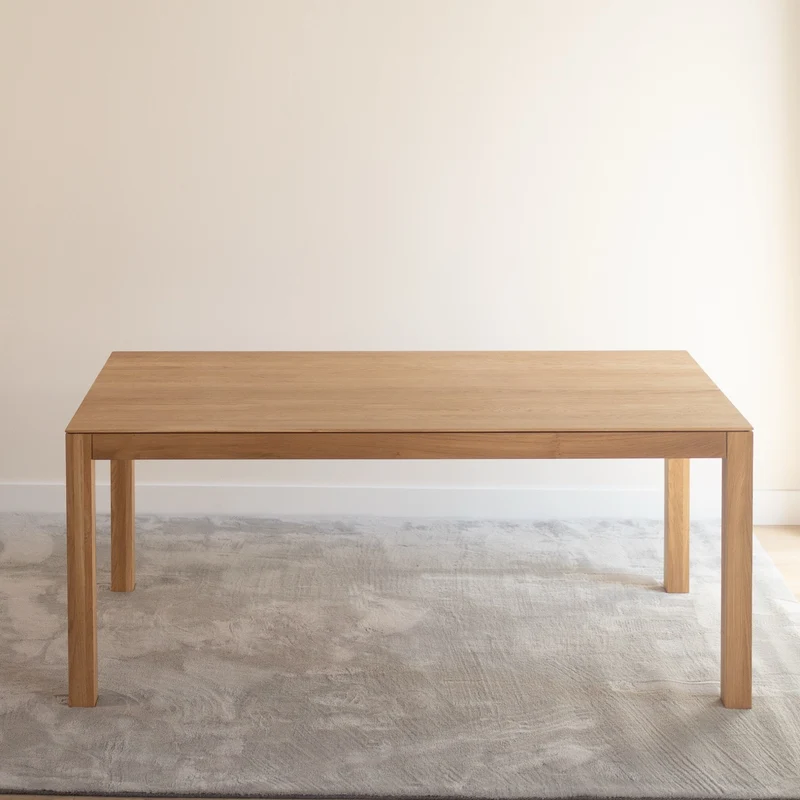 Table de salle à manger extensible en chêne massif VERDI - VESKOR