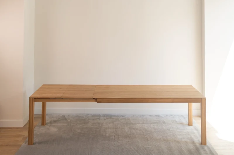 Table de salle à manger extensible en chêne massif VERDI - VESKOR