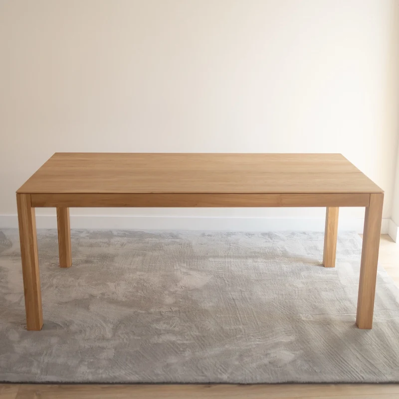 Table de salle à manger fixe en chêne massif VERDI - VESKOR