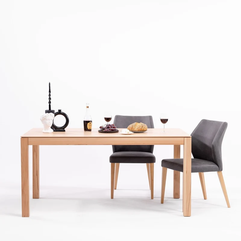 Table de salle à manger fixe en chêne massif VERDI - VESKOR