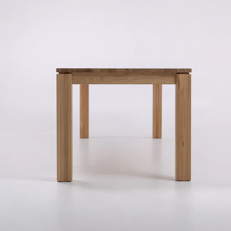 Table de salle à manger fixe en chêne massif LUX 2020 - VESKOR